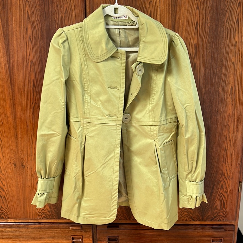 Green coat